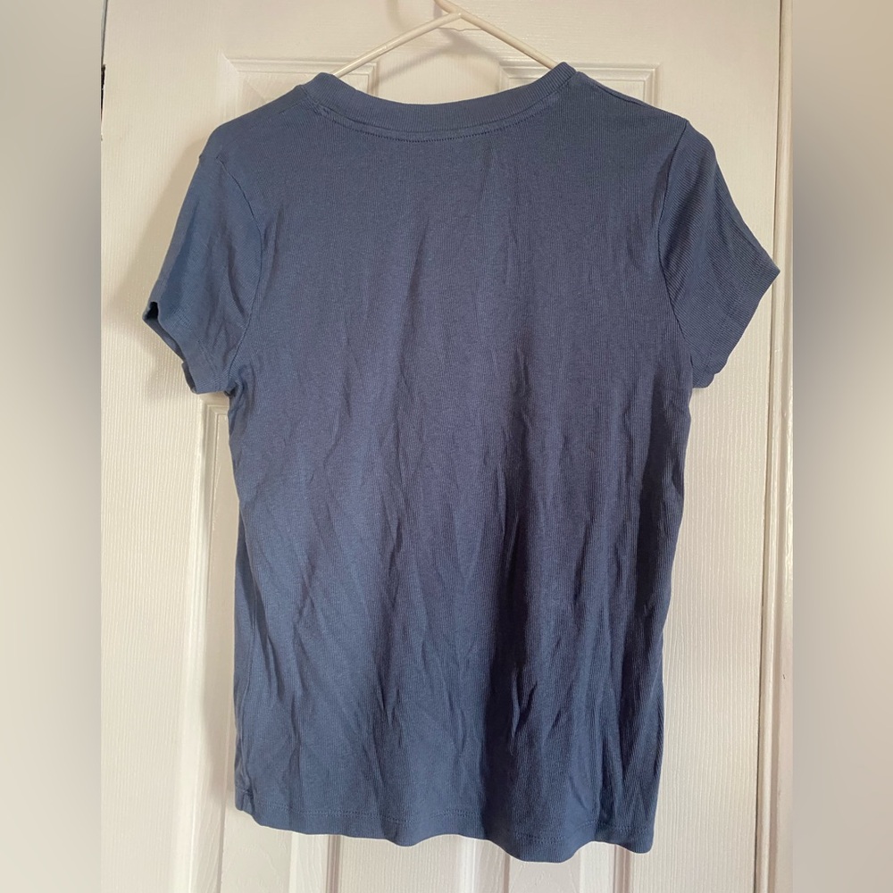 Short Sleeve Ribbed Crew